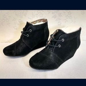 Jellypop Girl’s Black Currie Wedge Size 5M